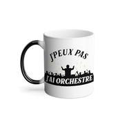 Mug Thermo-réactif Tasse Magique - J'Peux Pas J'ai Orchestre Musique Classique Mozart - 325 ml