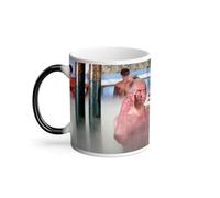 Mug Thermo-réactif Tasse Magique - La Grande Vadrouille Louis De Funes Bourvil Big Moustache Bains Turcs - 325 ml