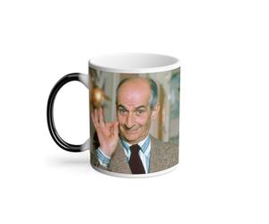 Mug Thermo-réactif Tasse Magique - Louis De Funes Acteur Francais Comedie - 325 ml