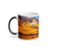 Mug Thermo-réactif Tasse Magique - Paysage Couche de soleil Sur la Mer Asie Nuage/Bateau - 325 ml