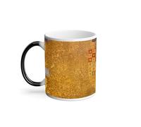 Mug Thermo-réactif Tasse Magique - Peinture Gustav Klimt Portrait d'Adèle Bloch Bauer I Art Vintage Original Or Doré - 325 ml