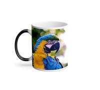 Mug Thermo-réactif Tasse Magique - Perroquet Ara Bleu Coco Oiseau Tropical Exotique - 325 ml
