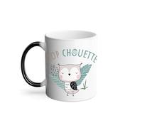 Mug Thermo-réactif Tasse Magique - Trop Chouette Mignon Dessin Illustration - 325 ml