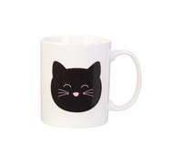 Mug thermoreactif 30 n céramique blanc avec un chat - -