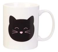 Mug thermoreactif 30 cl en céramique blanc avec un chat - - ALTOBUY Blanc