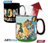ABYstyle Mug thermo-réactif Pokémon "Attrapez-les tous" – 460 ml, céramique premium, produit officiel