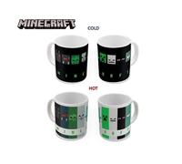 Mug Thermoréactif - MINECRAFT - 325ml - Vert - Porcelaine - Enfant