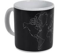 THE CONCEPT FACTORY - KA0387 Mug XXL Thermoréactif en Céramique - Design Élégant et Moderne - Conçu pour Café, Thé ou Soupe - Capacité 70 cl - Couleur Noire