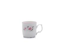 Mug Thun 1794, porcelaine tchèque, Bernadotte, 250 ml, rose, rayure rose, Thun