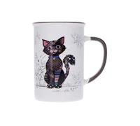 Mug timbale droit Kiub Kook Chat Noir