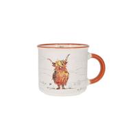 KIUB Mini mug timbale expresso avec des animaux - motif écureuil sur sa branche - Hauteur 6,5CM - porcelaine fine