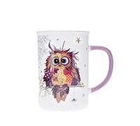Mug Timbale en Porcelaine 36cl Kook Chouette mignone - KIUB