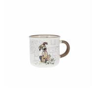 KIUB Mini mug timbale expresso avec des animaux - motif chien gentil - Hauteur 6,5CM - porcelaine fine