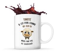Mug Timoté Doux Comme Un Agneau Tasse Cadeau Anniversaire Noël