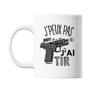 Mug Tir Armes J'peux Pas Blanc Tasse Cadeau Personnalisé