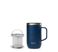 Mug Tisanière isotherme inox matt bleu marine 470 ml - QWETCH