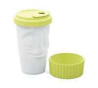 Mug To Go en porcelaine blanche Tassen - Tasty Lime