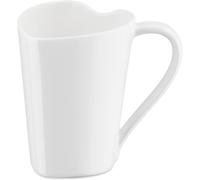 Mug To Mmi24 - Mug En Forme De Coeur Design, En Bone China, Blanc