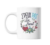 Mug Tricot J'peux Pas Blanc Tasse Cadeau Personnalisé