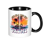 Mug Trouve-Moi sous Les Palmiers Drôle Usage Domestique Tasse en Céramique Original Souvenir Tasses À Café 11Oz