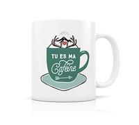 Mug "Tu es ma caféine" - Label'tour