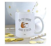 Mug Un Ptit Dernier Avant De Bosser - Mug céramique imprimé en France de la marque SHAMAN