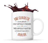 Mug Une Claudette aussi géniale | Tasse Cadeau Prénom Surnom Nom de Famille Anniversaire Noël