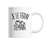 Mug Vache Je le ferai demain