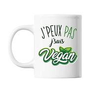 Mug Vegan j'peux pas Blanc