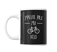 Mug Vélo j'peux pas Noir