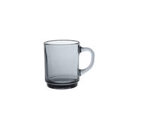 Duralex Lot de 6 tasses empilables en verre trempé 26 cl, tasses de cuisine durables pour café, thé, petit-déjeuner, usage quotidien, lot de tasses en verre de la collection Versailles