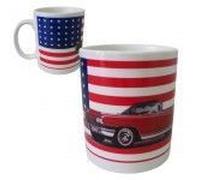 Mug Voiture Americaine Rouge By Cbk Rouge