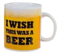 Mug XXL I Wish This Was A Beer Tasse grande café thé boisson
