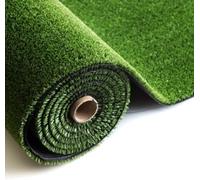 Mugar - Gazon artificiel type moquette de 7 mm - Ignifuge, résistant à l'eau et aux rayons UV. Vendu au rouleau ou au mètre (1 x 10 m)