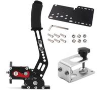 muge racing 64Bit PC USB Handbrake With Clamp And Plate for SIM Racing Games Logitech G27 G25 G29 T500 T300 FANATECOSW LFS DIRT RALLY.2,Black
