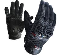 MUGENRACE ABR-G Gants de moto, noir, taille 2XL pour homme