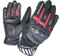 MUGENRACE Hai-Ko Gants de moto, noir-rouge, taille 2XL pour homme