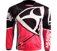 MUGENRACE Hemy Maillot de motocross, noir-rouge, taille L pour homme