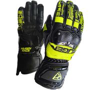 MUGENRACE Le-Vi Sport Motor Gants de vélo, noir/jaune néon, Taille M