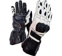 MUGENRACE Linea Sport Motor Gants de vélo, Noir/Blanc, Taille S