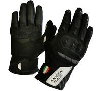 MUGENRACE Mia Short Gants de moto, noir-blanc, taille 3XL pour homme