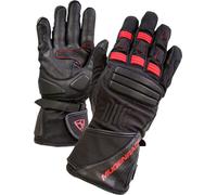 MUGENRACE Primo Winter Motor Gants de vélo, noir-rouge, taille L pour homme