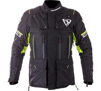 MUGENRACE T-Uno Veste textile de moto imperméable, noir-jaune, taille L pour homme