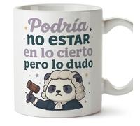 Mugffins cadeau drôle | Podría no estar en lo cierto pero lo dudo en Espagnol | tasse drôle | 330 Ml 11 oz | céramique | graciosas ego v2