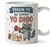 Mugffins cadeau drôle | Según yo es como yo digo en Espagnol | tasse drôle | 330 Ml 11 oz | céramique | graciosas ego v1