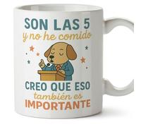 Mugffins cadeau drôle | Son las 5 y no he comido Creo que eso también es importante en Espagnol | tasse drôle politique | 330 Ml 11 oz | céramique | politica v2