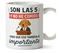 Mugffins cadeau drôle | Son las 5 y no he comido Creo que eso también es importante en Espagnol | tasse drôle politique | 330 Ml 11 oz | céramique | politica v4