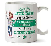 Mugffins Frère Mug/Tasse Frère de l'univers - Tasse Originale/Cadeau Anniversaire. Céramique 350 ML