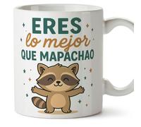 Mugffins mug amour Eres lo mejor que mapachao en Espagnol pour couple et anniversaire | tasse message drôle, cadeu Saint Valentin, cadeau amoureux | mug couple, romantique | Pareja v1