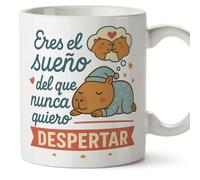Mugffins mug amour Mug Eres el sueño del que nunca quiero despertar en français | cadeau original anniversaire, capybara, couple, amoureux, Saint Valentin | capylove v1